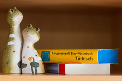 Bücherregal in der Tagespflege Tabea